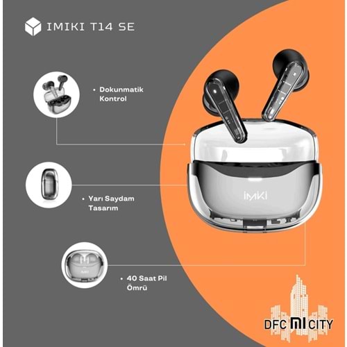 IMIKI T14 SE WIELESS HEADPHONES SKY BLUE