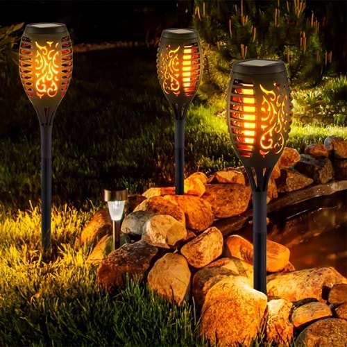 GÜNEŞ ENERJİLİ BAHÇE AYDINLATMASI