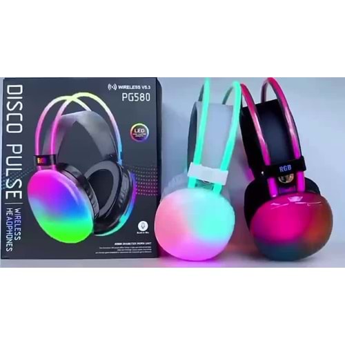 PG580 RGB Lİ BLUETOOTH KULAKLIK