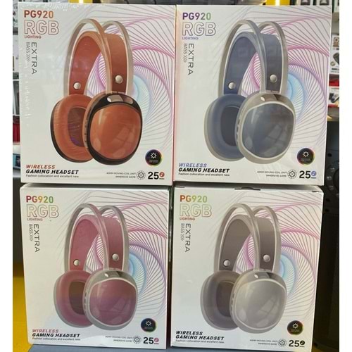 PG920 RGB Lİ BLUETOOTH KULAKLIK