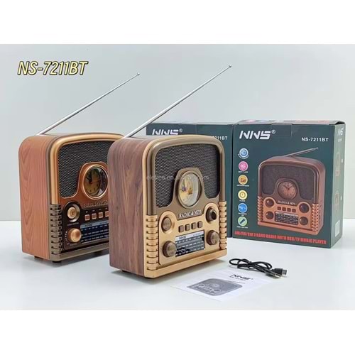 POLYGOLD NS-7211BT NOSTALJİ RADYO