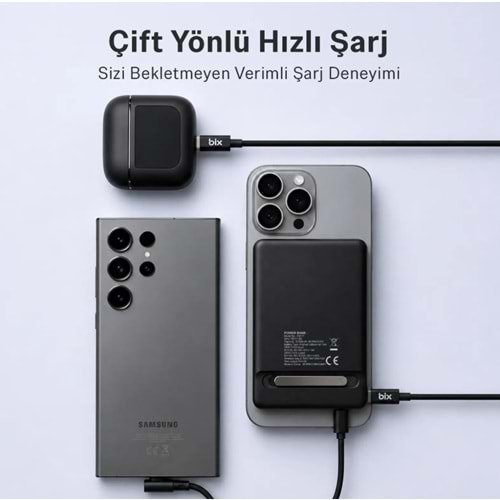 BİX PB117 10000 MAH 20W MAGSAFE POWERBANK