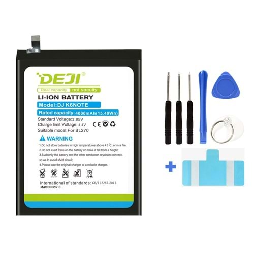 DEJI LENOVA K6 NOTE BL270 BATARYA