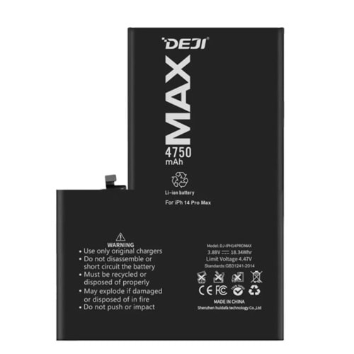 DEJI DJ-IPH15 PRO MAX 4770 MAH MUCİZE BATARYA