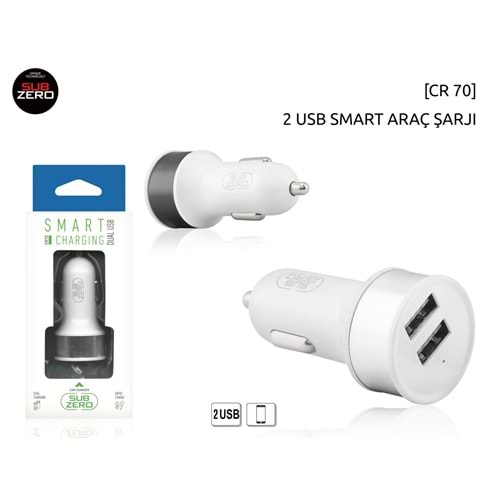 SUBZERO CR70 1A 2 USB ARAÇ KAFA