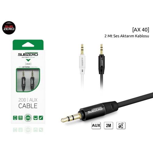 SUBZERO AX40 2MT AUX KABLO