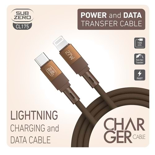 SUBZERO CL175 PD LİGHTNİNG ÖRGÜ KABLO