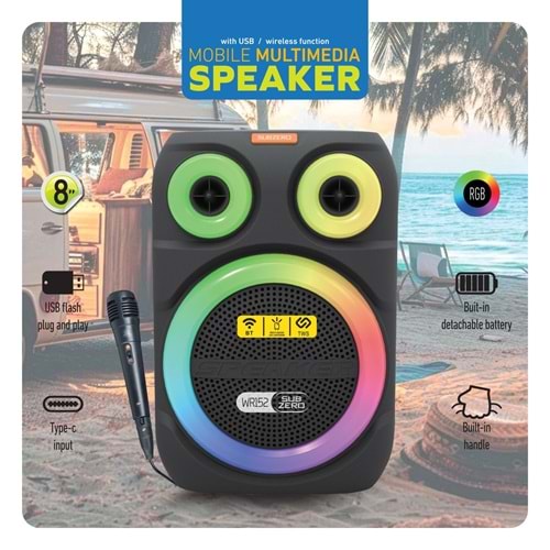 SUBZERO WR152 BLUETOOTH HOPARLÖR