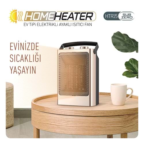 SUBZERO HTR15 EV TİPİ ISITICI FAN