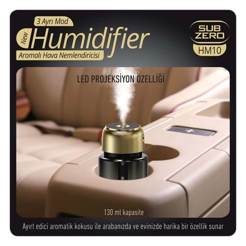 SUBZERO HM10 ARAÇ İÇİ AROMALI HAVA NEMLENDİRİCİ