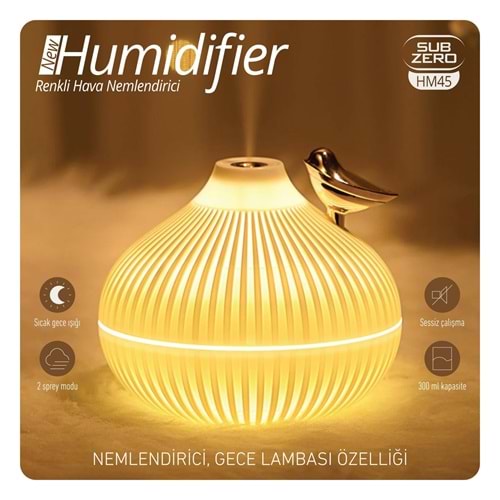 SUBZERO HM45 ZARİF KUŞ DETAYLI NEMLENDİRİCİ
