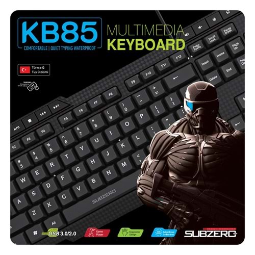SUBZERO KB85 MULTİMEDYA KLAVYE