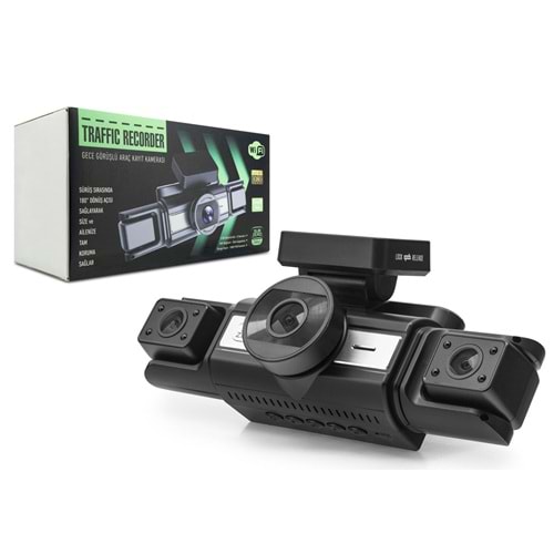 SUBZERO CMR60 GECE GÖRÜŞLÜ 180^WİFİLİ ARAÇ KAMERASI