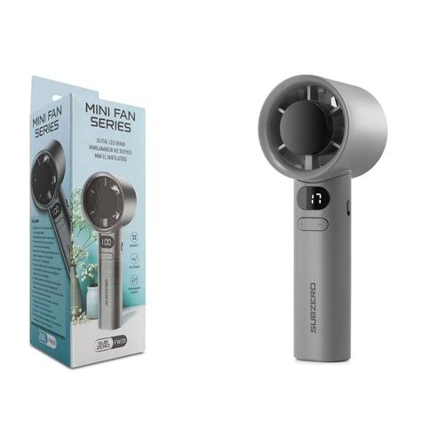 SUBZERO FW20 DİJİTAL LED EKRANLI MİNİ EL FANI
