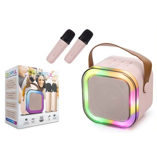 SUBZERO WR188 ÇİFT MİKROFONLU KAREOKE SPEAKER