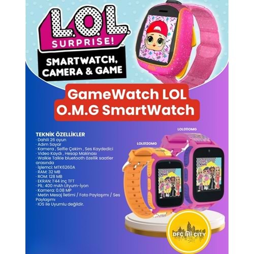 GAMEWATCH LOL O.M.G SMARTWATCH
