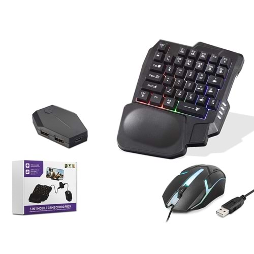 NODAR ND762 PUBG KLAVYE SET (5Lİ)