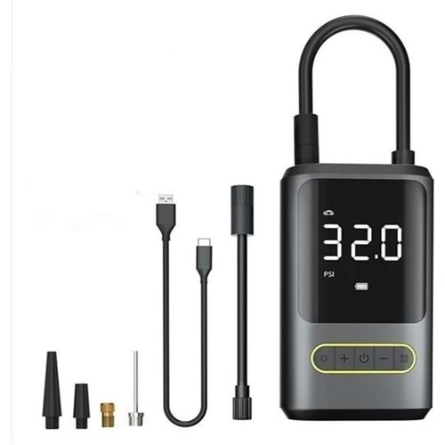 PORTABLE KABLOSUZ POWERBANKLI HAVA POMPASI
