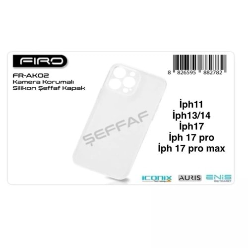 FİRO AK-02 ŞEFFAF KILIF