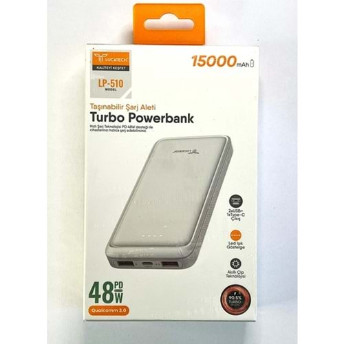 LUCATECH LP-510 15000 MAH 48W PD POWERBANK