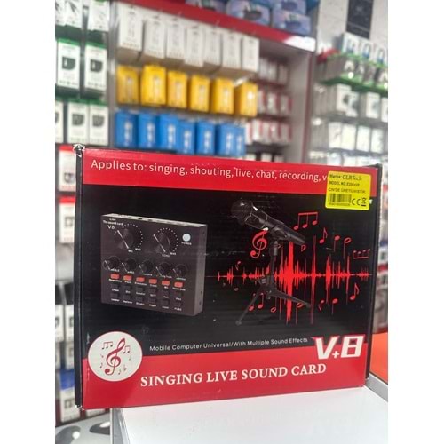E300+V8 MİKROFON SES AYAR CİHAZI