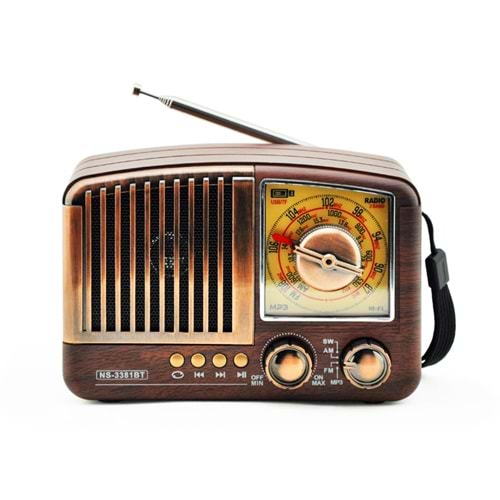 GLR NS-3381BT NOSTALJİ RADİO