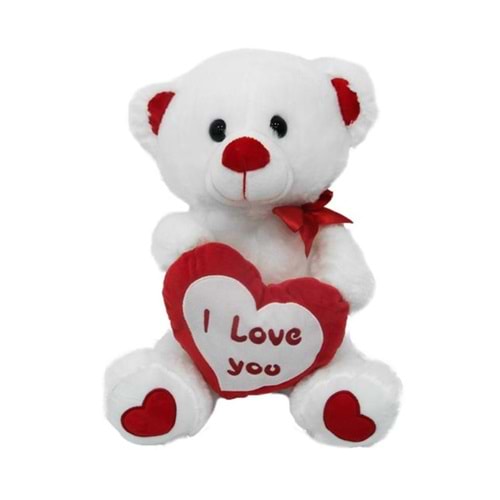 35CM PELUŞ KALP TUTAN AYI