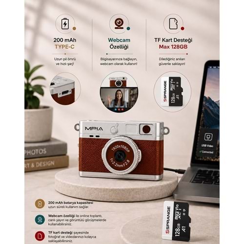 MPIA MC-10 RETRO MİNİ KAMERA