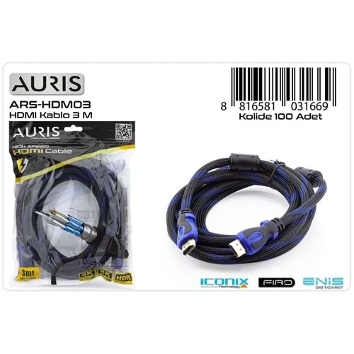 ARS-HDM03 3MT HDMI KABLO