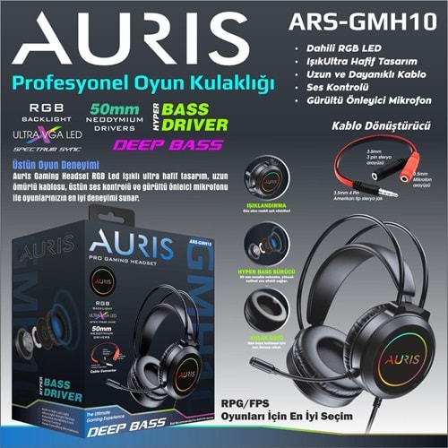AURIS ARS-GMH10 PRO GAMING HEADSET