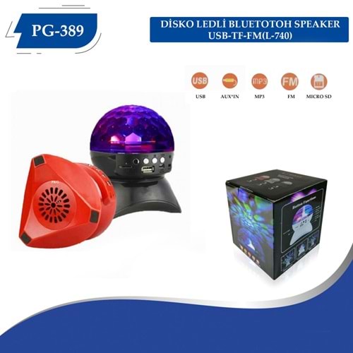 POLYGOLD L740 BLUETOOTHLU FİŞLİ DİSKO SPEAKER