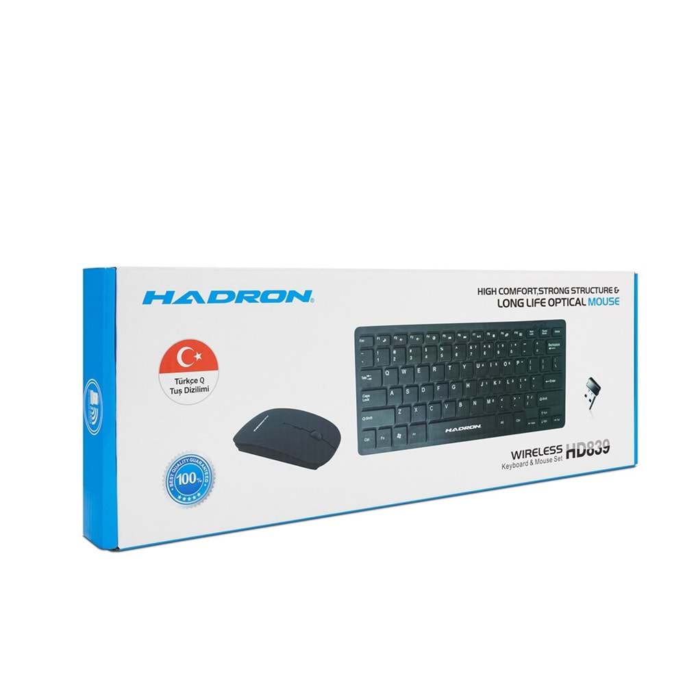 HADRON HR839 KABLOSUZ KLAVYE MOUSE SET