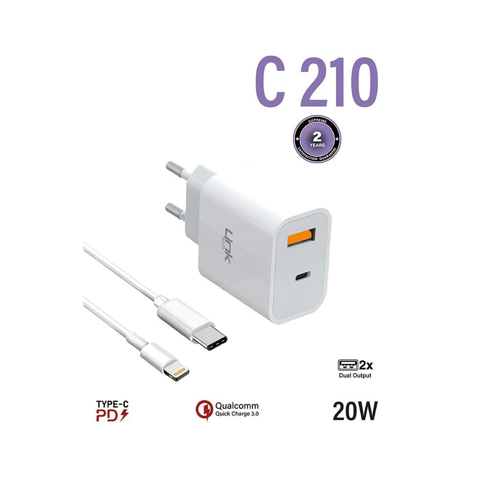 LİNK LSC-C210 TYPE C PDA 20W HIZLI ŞARJ ALETİ
