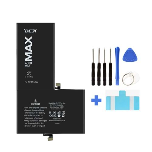 DEJI IPHONE DJ-IPH11 PROMAX 4500 MAH YUKSEK KAPASITE MUCIZE BATARYA