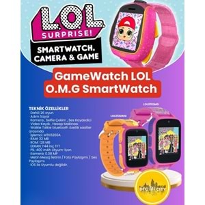 GAMEWATCH LOL O.M.G SMARTWATCH