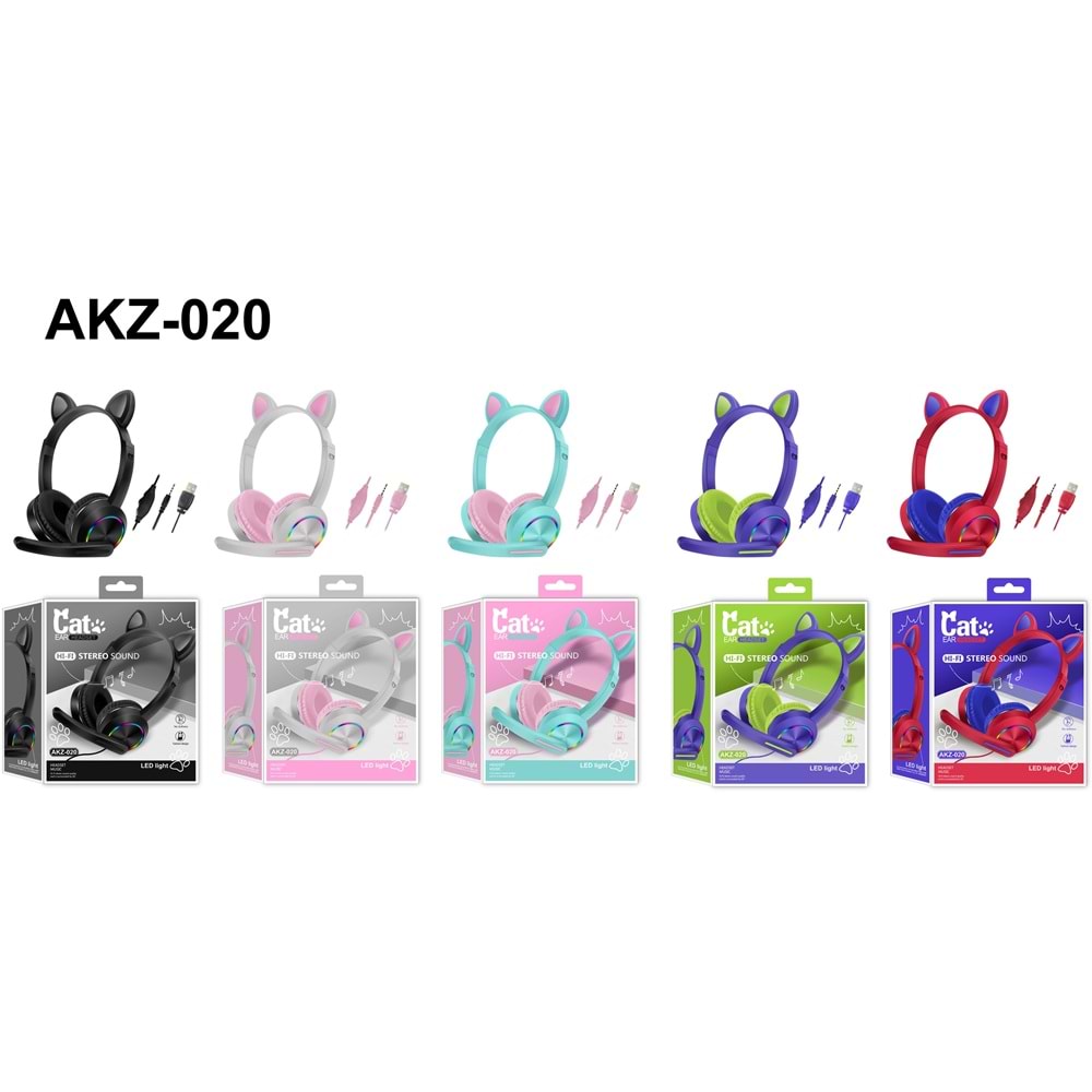 GLRTECH AKZ-020 CAT BİLGİSAYAR KULAKLIĞI