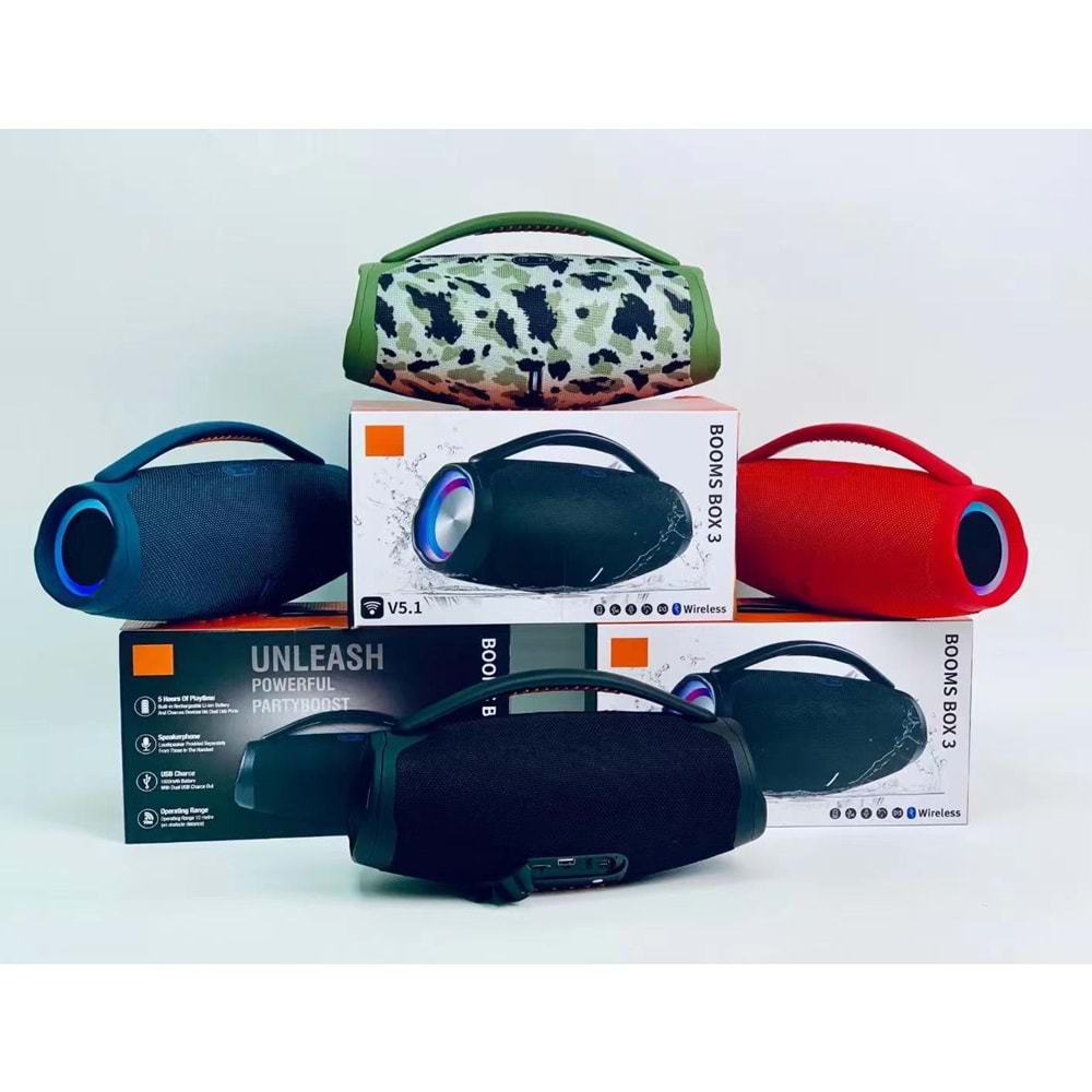 BOOMS BOX3 BLUETOOTH HOPARLÖR